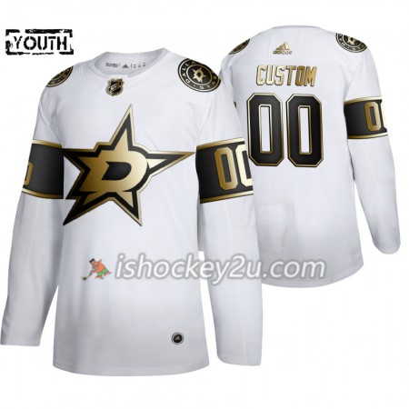 Børn NHL Dallas Stars Trøje Tilpasset Adidas 2019-20 Golden Edition Hvid Authentic Børn NHL Dallas Stars Trøje Tilpasset Adidas 2019-20 Golden Edition Hvid Authentic